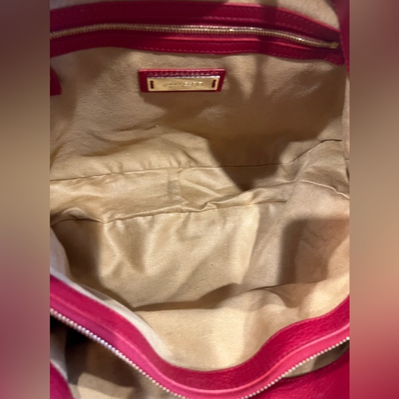 EUC w COA Auth Jimmy Choo Crossbody/Shoulder Bag Red Leather w/Gold Hardware - Picture 11 of 15